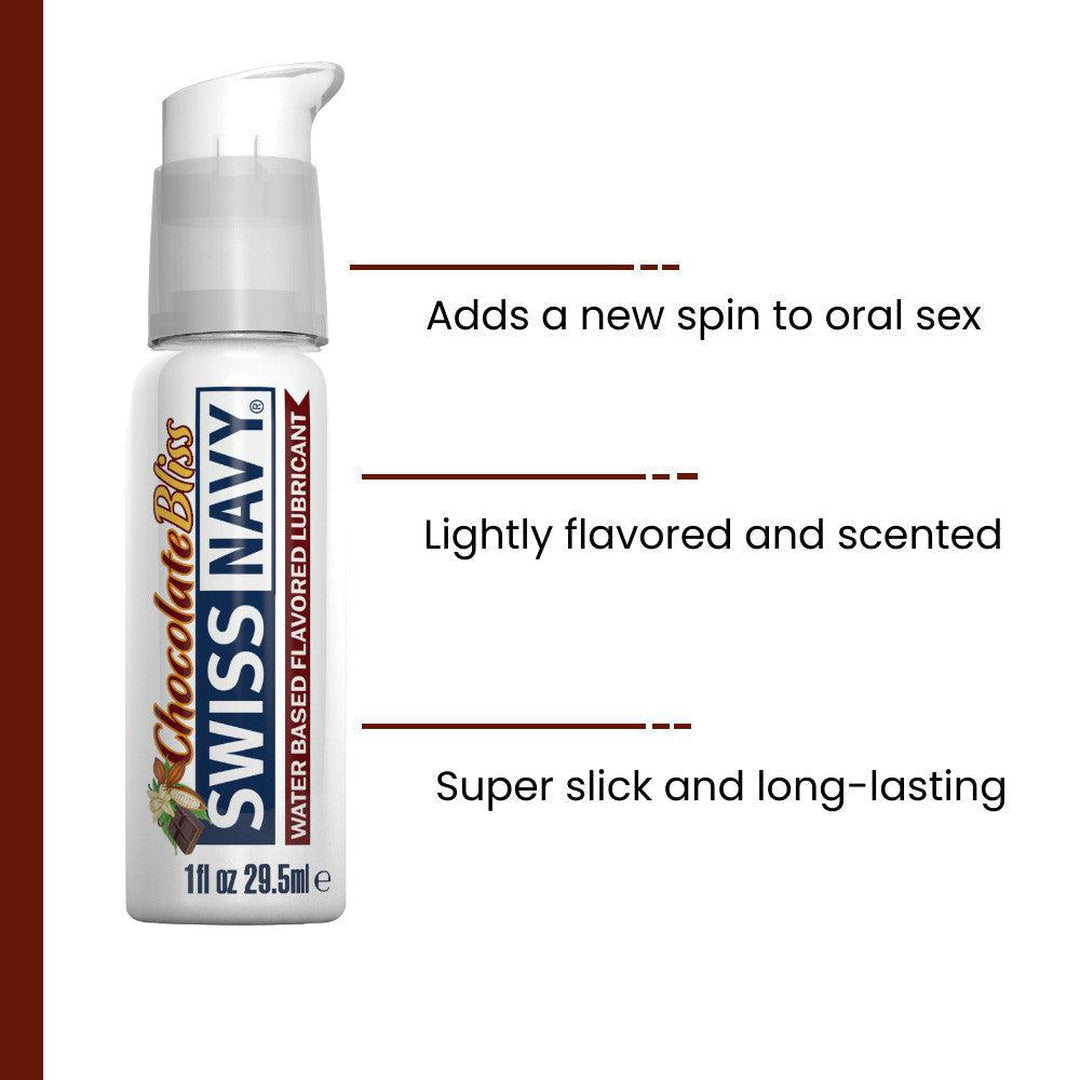Swiss Navy Chocolate Bliss 🍫 Flavored Lube | 1oz