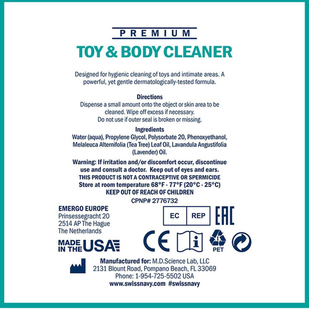 Swiss Navy Toy and Body Cleaner | 1oz