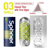 TENGA Spinner Penis Stroker | 'Shell' 03