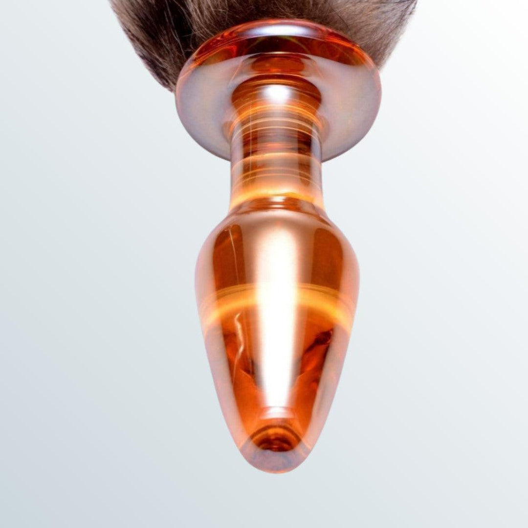 Tailz Fox Tail Glass Anal Plug - Borosilicate Orange Condomania.com Tailz Fox Tail Glass Anal Plug - Borosilicate Orange Condomania.com