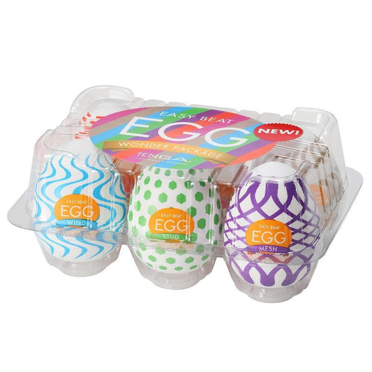 TENGA Egg 'Wonder' Variety Pack - Penis Strokers (6-Pack) 1080