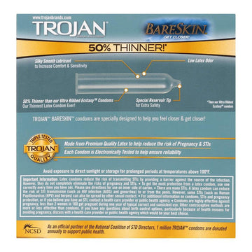 Trojan BareSkin Ultra Thin Condoms | 50% Thinner Condomania.com Trojan BareSkin Ultra Thin Condoms | 50% Thinner Condomania.com