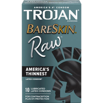 Trojan Bareskin Raw Ultra-Thin Condoms –