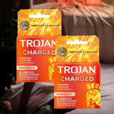 Trojan Charged Deep-Ribbed Condoms
