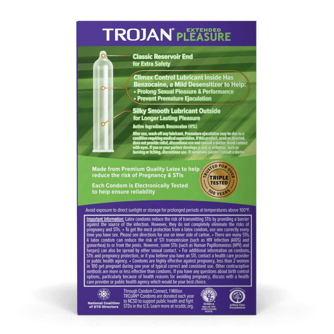 Trojan Extended Pleasure Climax Control Condoms