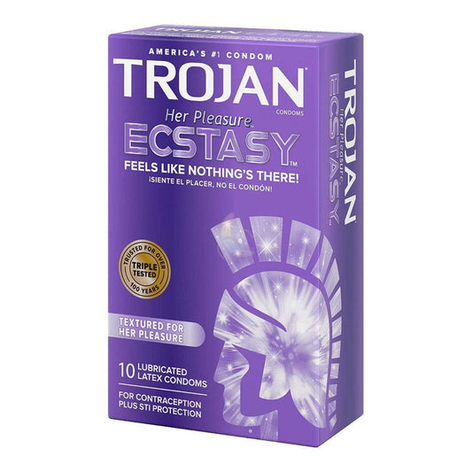 Trojan Her Pleasure Ecstasy Textured Condoms 1080