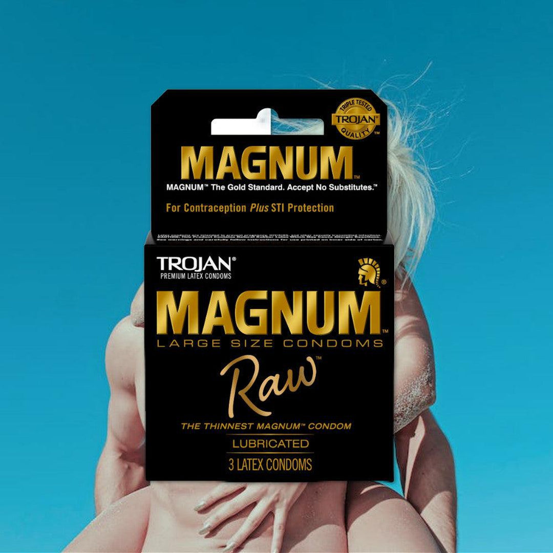 Trojan Magnum Raw Large Condoms - Ultra Thin 3 Pack Condomania.com Trojan Magnum Raw Large Condoms - Ultra Thin 3 Pack Condomania.com