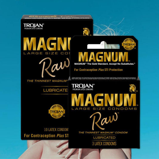 Trojan Magnum "Raw" Large Size Condoms 1080