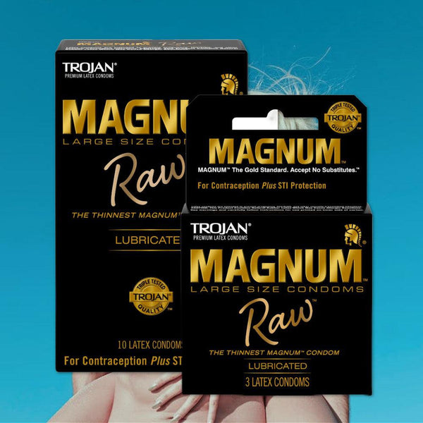 Trojan Magnum Raw Large Condoms - Ultra Thin 3 Pack Condomania.com Trojan Magnum Raw Large Condoms - Ultra Thin 3 Pack Condomania.com