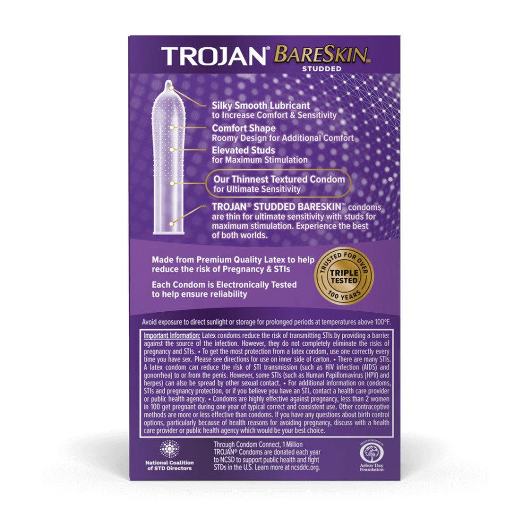 Trojan Studded Bareskin Condoms