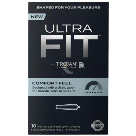 Trojan Ultra Fit Comfort Feel Condoms | 10-Pack 1080