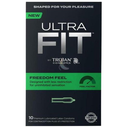 Trojan Ultra Fit Freedom Feel Condoms | 10-Pack 1080
