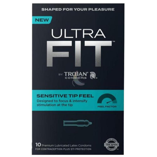 Trojan Ultra Fit Sensitive Tip Feel | 10-Pack 1080