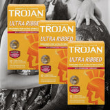 Trojan Ultra Ribbed Armor Condoms