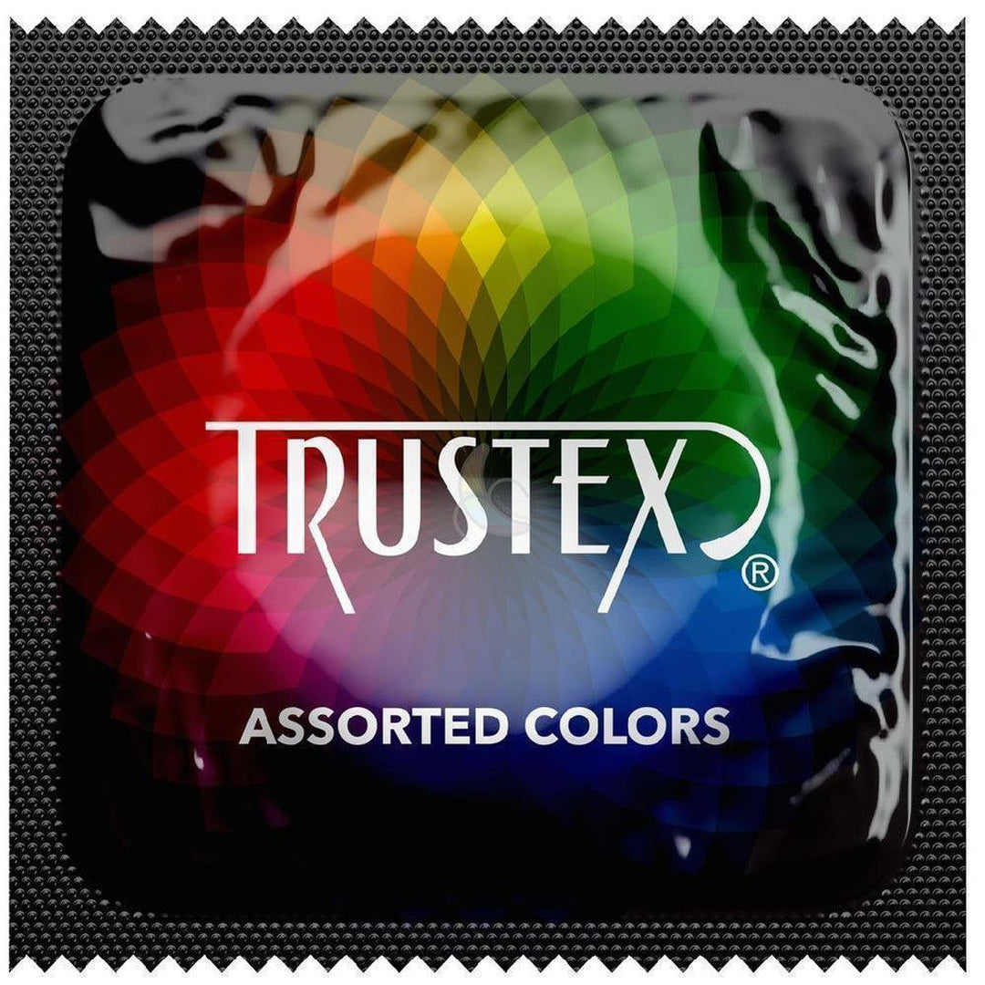 Trustex Assorted Colors Lubricated Condoms 12-Pack Trustex Assorted Colors Lubricated Condoms 12-Pack