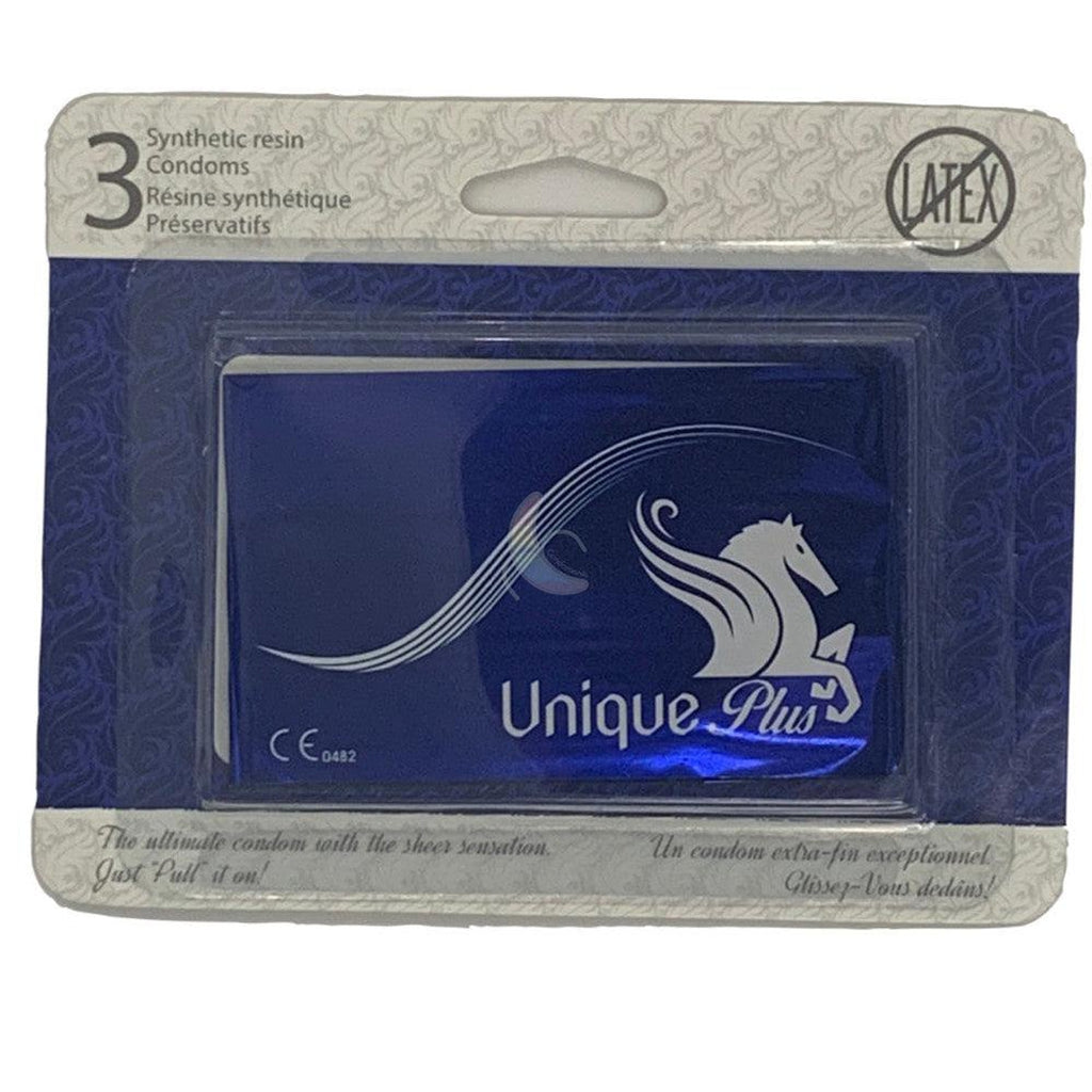 Unique Plus Latex-Free Condoms - Large Size 60mm – Condomania.com