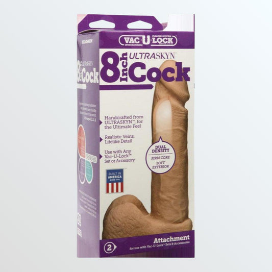 Vac-U-Lock 8" Ultraskyn Realistic Cock - Vanilla 1080