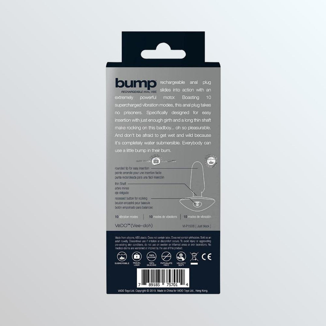 VeDO Bump Anal Vibe - Black