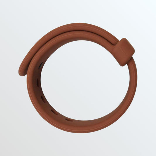 Velv'Or Rooster Jason Adjustable Hard Silicone Cock Ring - Brown 1080