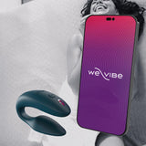 We-Vibe Sync 2 Couples Vibrator with App - Green Velvet