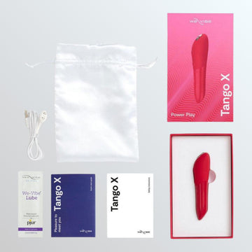 We-Vibe Tango X Cherry Red Bullet Vibrator | Deep Rumble  Condomania.com